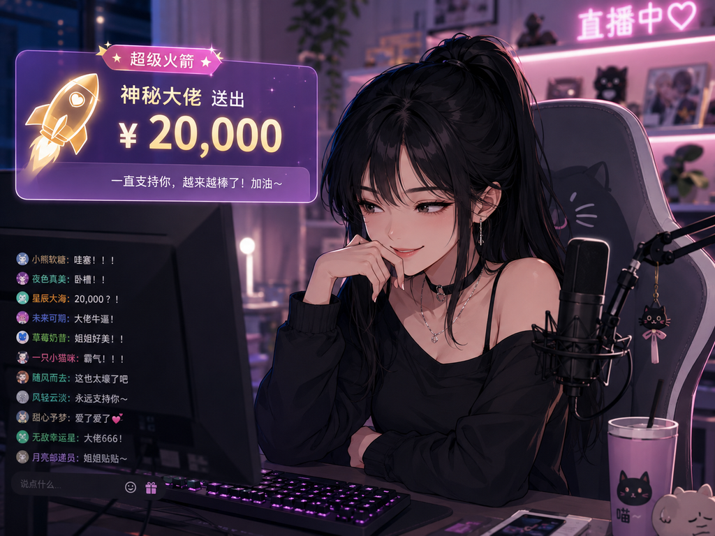 线下真实才几天没刷礼物就跟你翻脸的女主播 图片 2