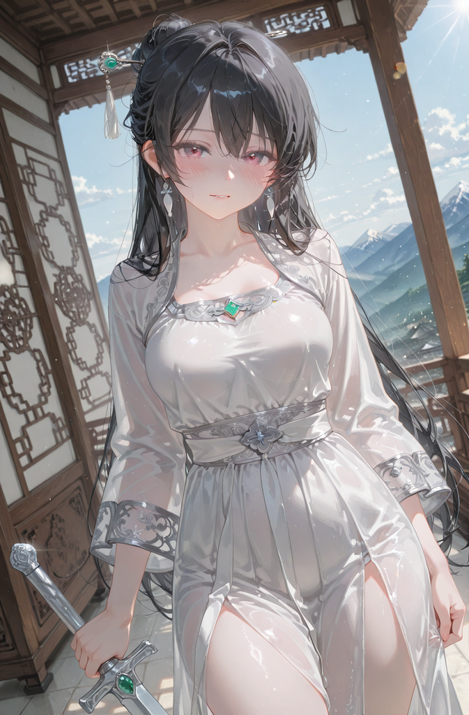 错入仙门惊见仙绿事，半掩重帘听取妙语欢