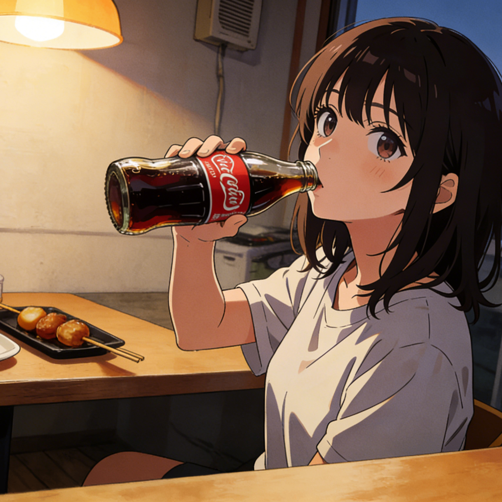 我钟意饮日本生可乐！