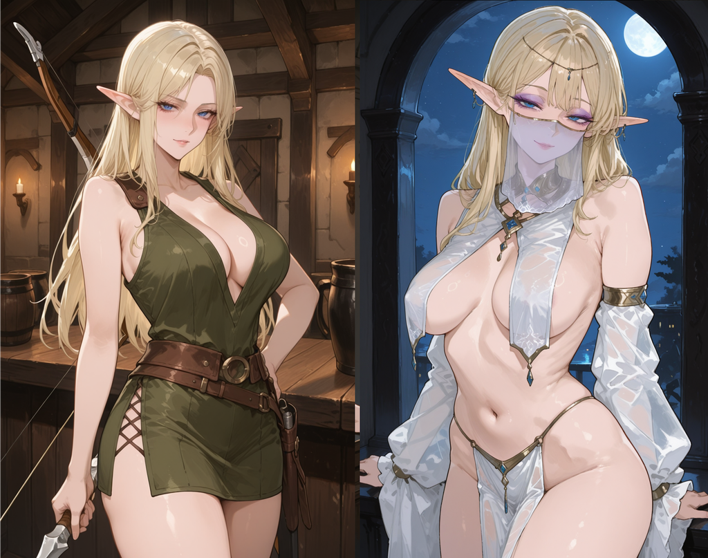 从纯真到淫堕，精灵贵族的放纵日记