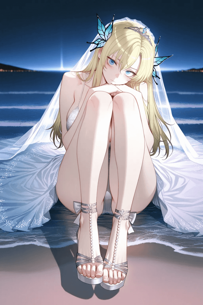 和色情小娇妻一起去海边拍摄婚纱照~