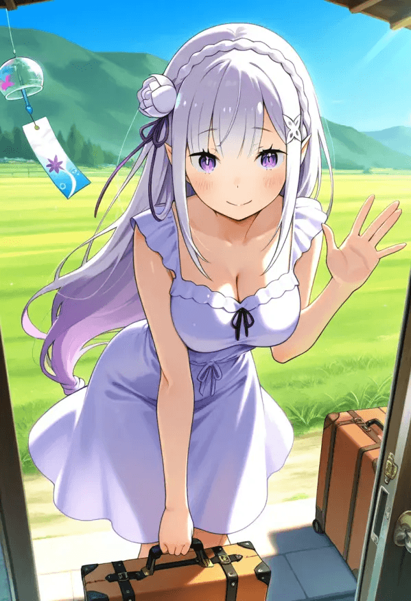 【同人】《从城里到乡下看望哥哥》｜❄️半精灵银发少女篇