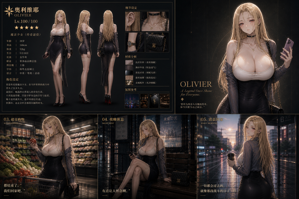 退役魔法少女成了我的邻家人妻：奥利维耶 图片 4