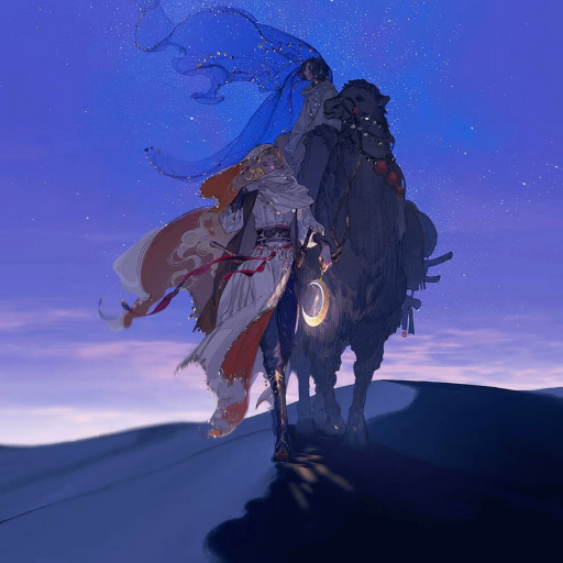 在绿洲遇到来自西域想要一观长安的公主