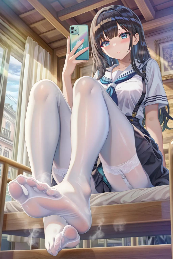 丝足诱惑：拜金女孩的收贡游戏
