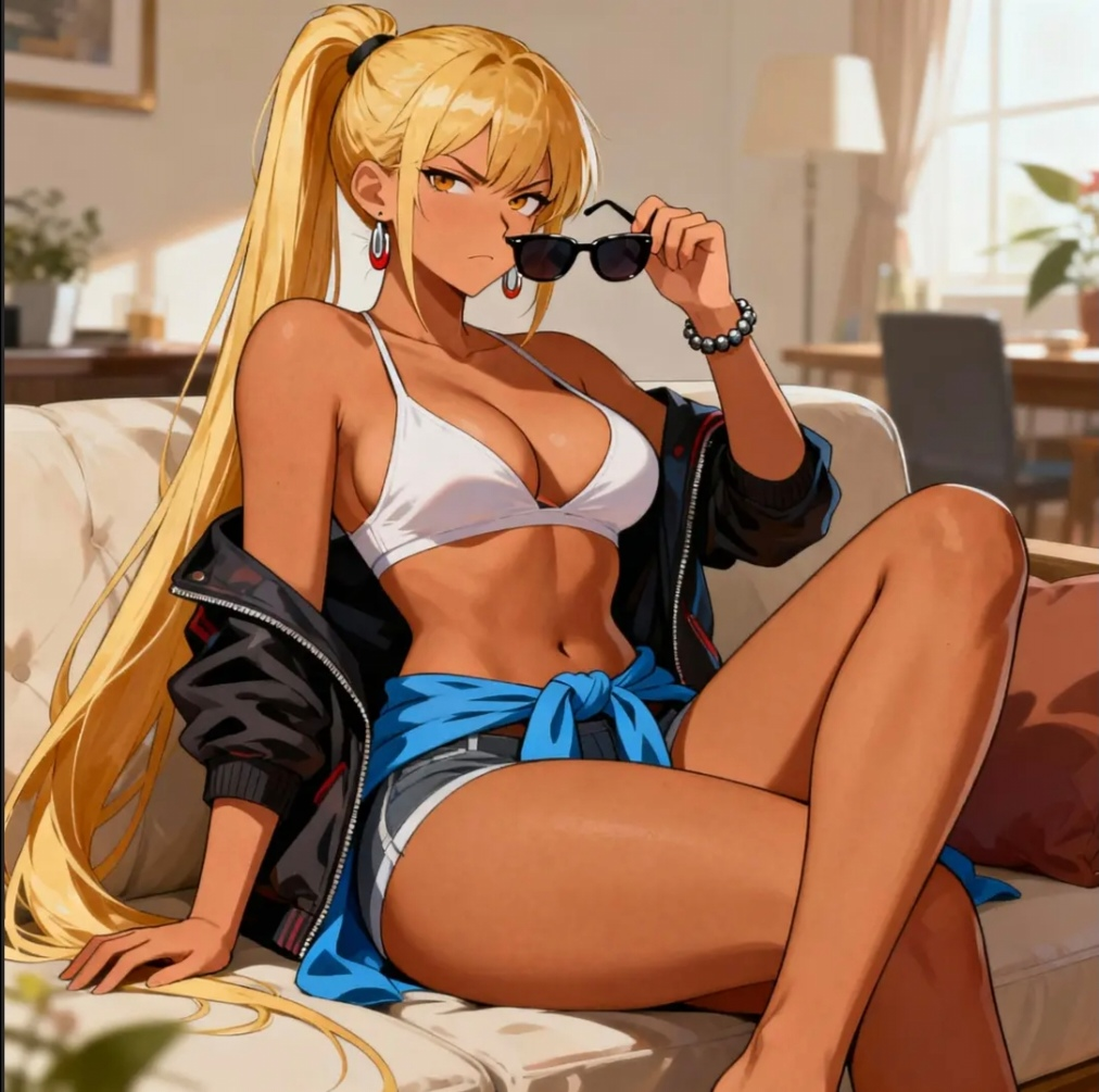 逮到之前骗炮的惯犯黑皮辣妹了!