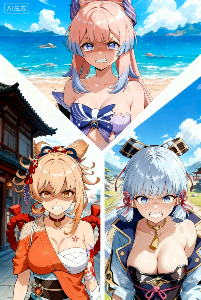 稻妻少女组：因丘丘人而崩坏的世界