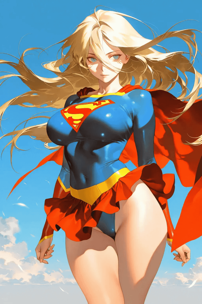放学回家，偶遇蝙蝠女侠VS超女？？！！！ 图片 2