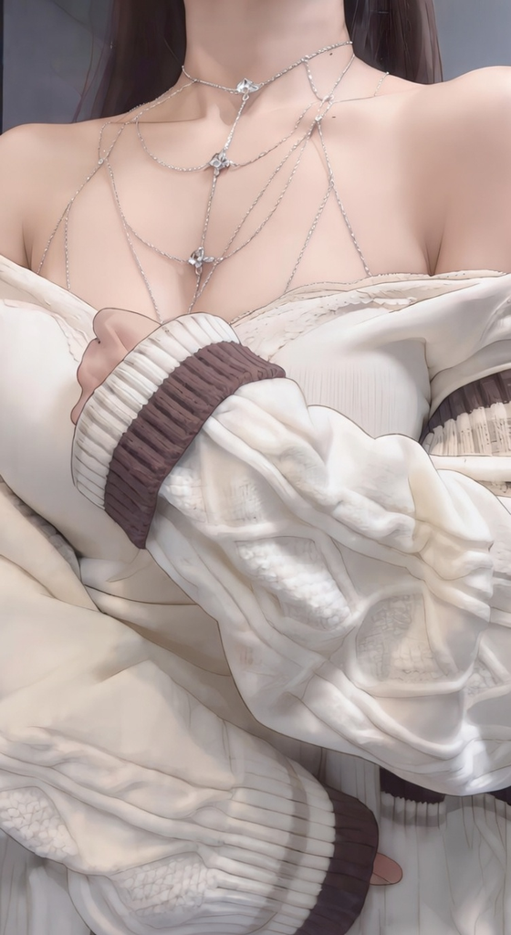 学妹胸链和裙下有什么？