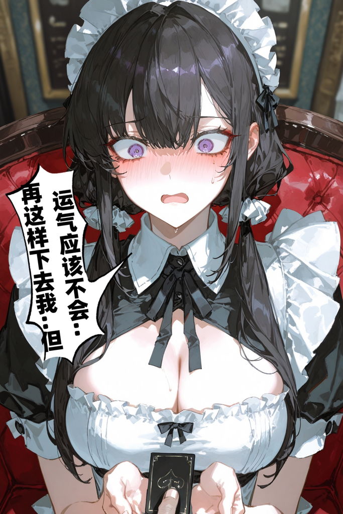 一只袜子也算一件！女仆的必赢脱衣赌局怎么不灵了？ 图片 8