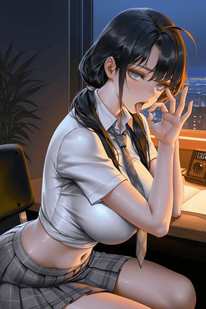 为了吸到你的肉棒而禁欲学习的复读女高