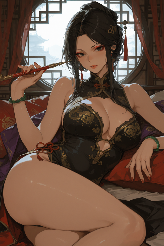 落魄千金为妓，沉沦于老鸨的调教之中