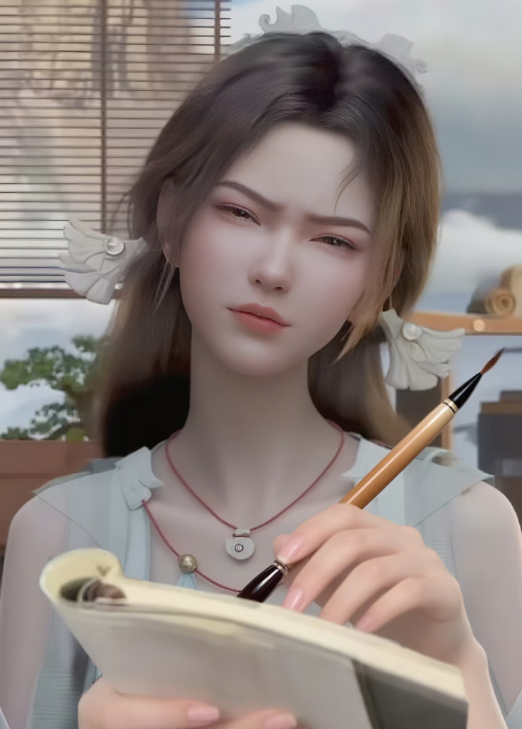 勤奋好学的宋玉仙子