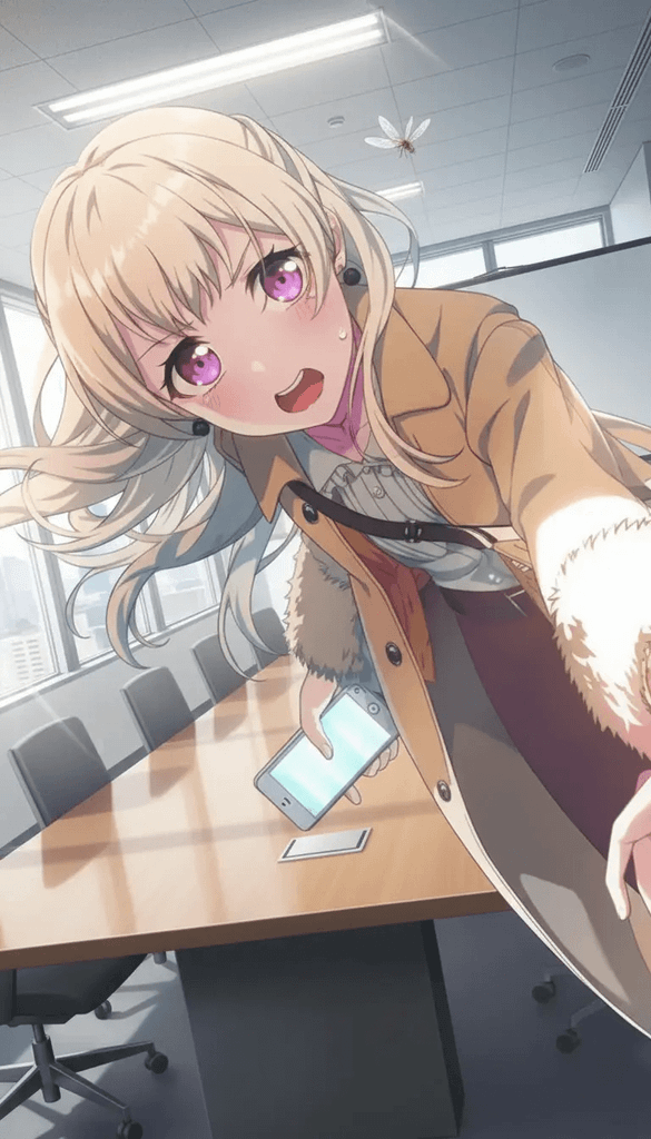 飛來的蟲子讓她撲向我，白鷺千聖