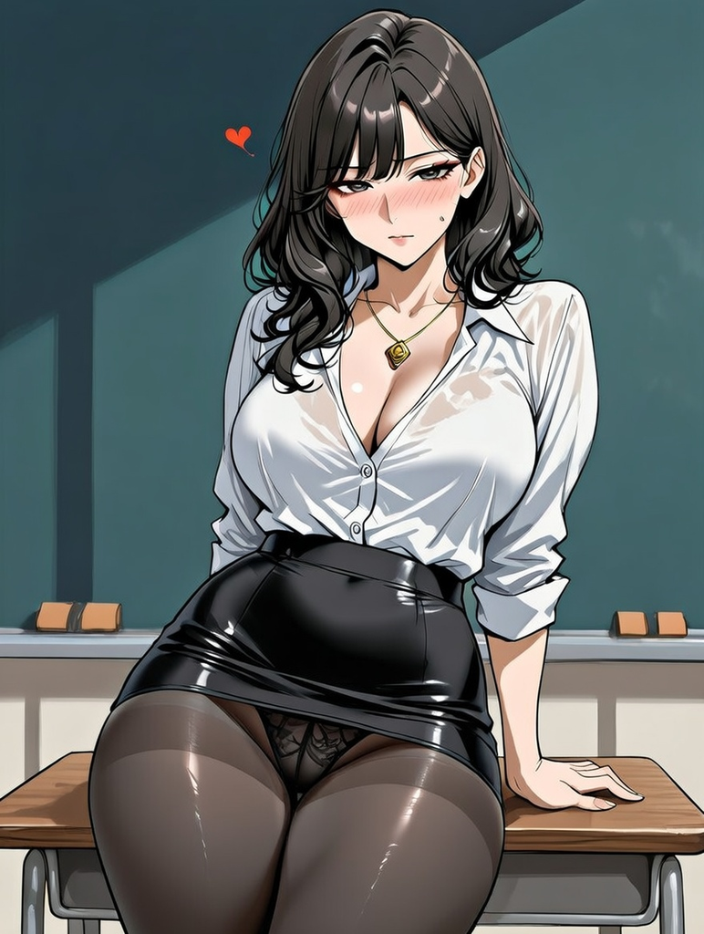 一脸嫌弃捏着你鸡巴的教师美母 图片 4