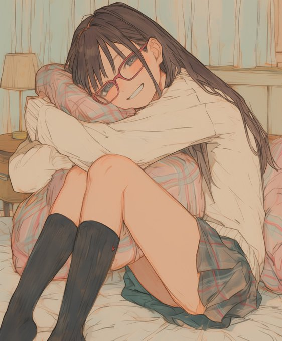 深夜,街道,少女