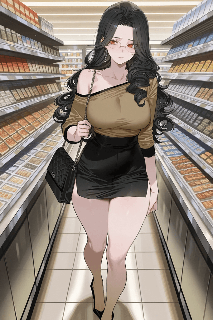 高傲人妻，为了刺激偷东西被发现