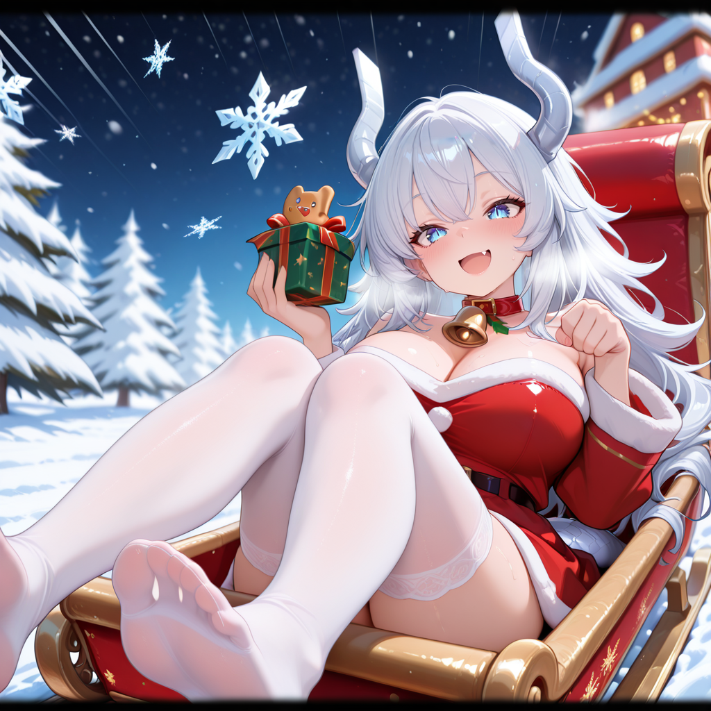 圣诞秉烛夜，龙尾铃儿响