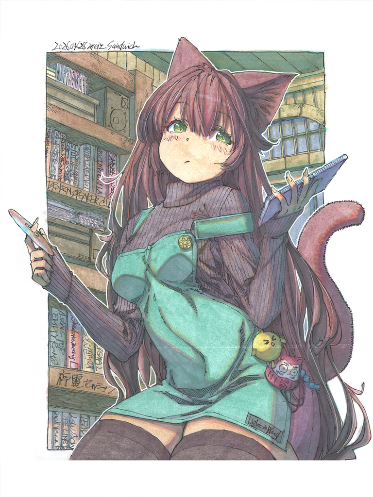 你的摸一下耳朵就软掉碰一下尾巴就炸毛的猫娘moka