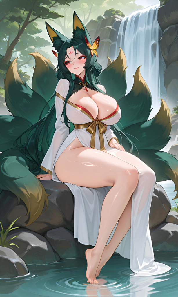 在你门派被灭门后想要跳崖自杀时救下你的狐仙姐姐