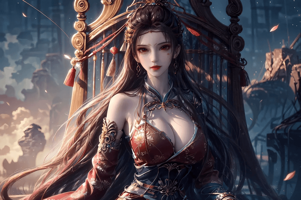 云华国女帝·慕浅月 图片 2