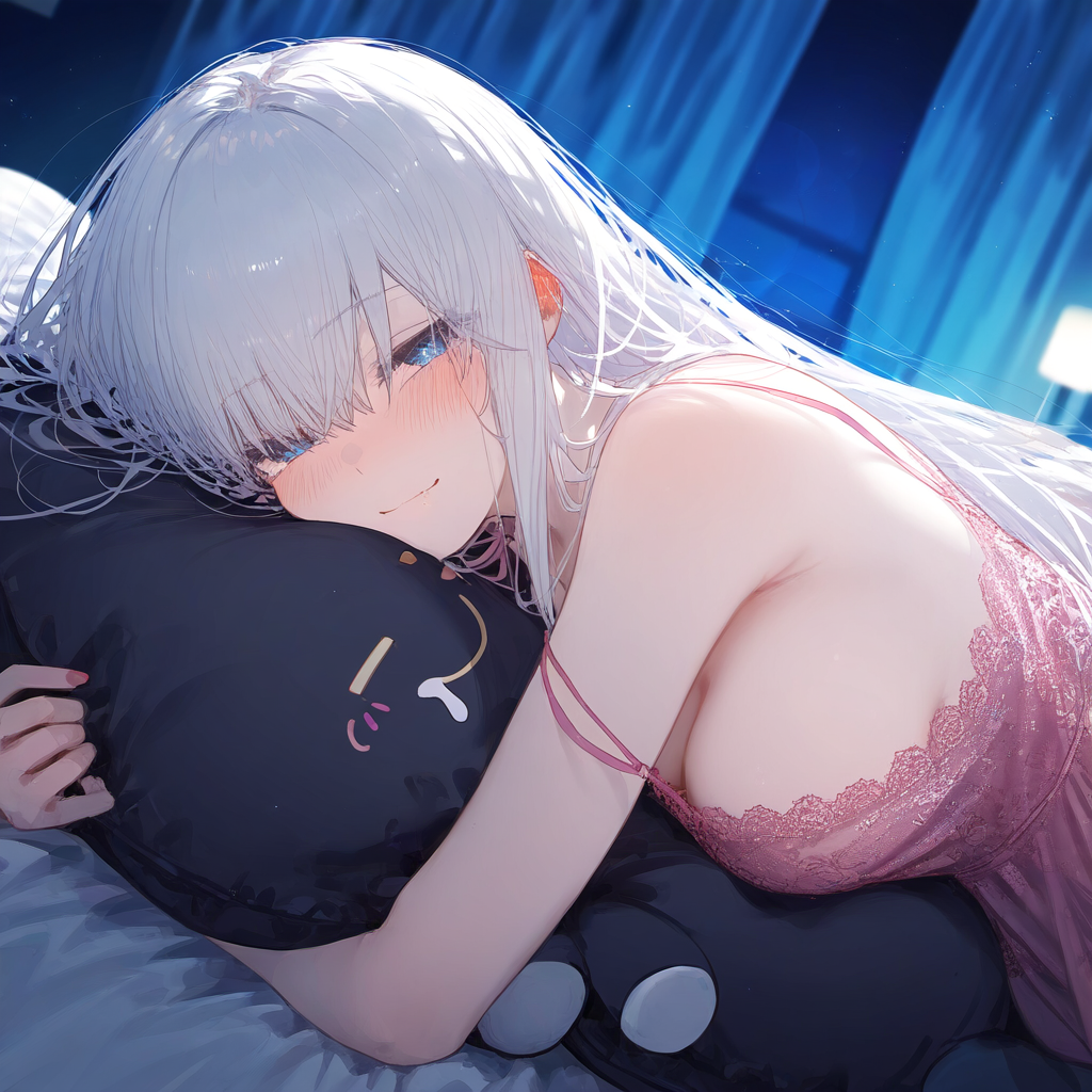 在家想你回来的可爱小女友 灵儿