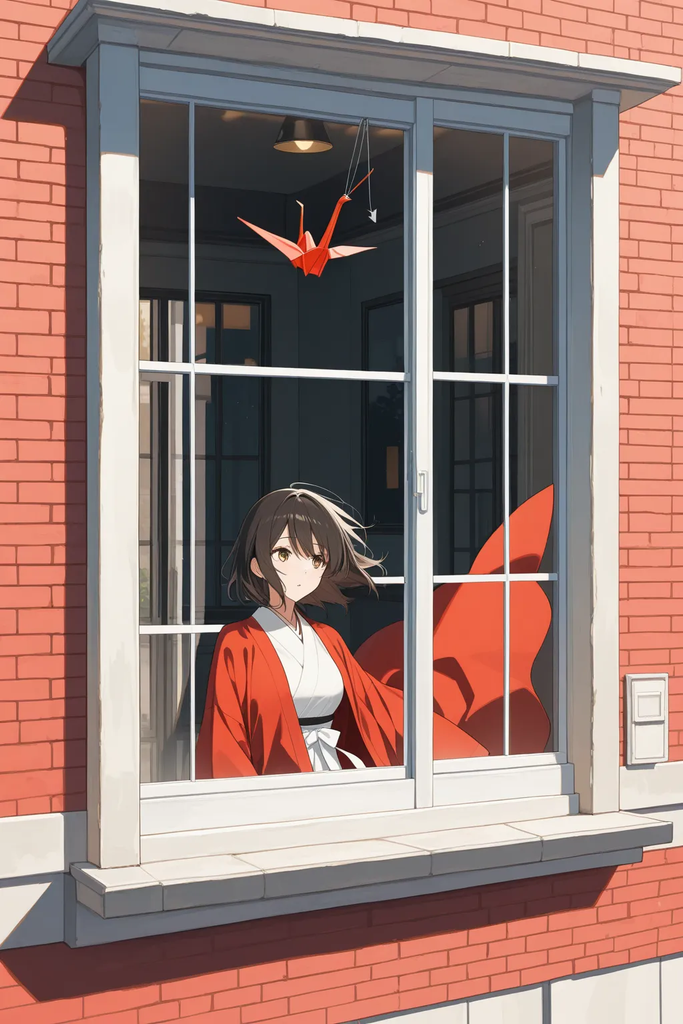 随风飘扬的千纸鹤，是我对你爱的证明