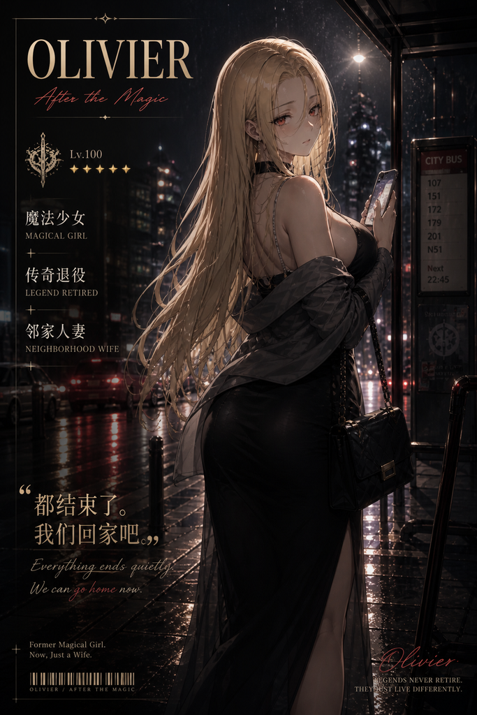 退役魔法少女成了我的邻家人妻：奥利维耶 图片 3