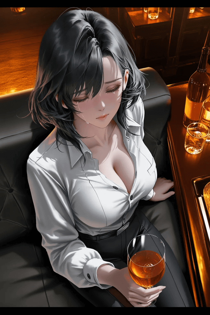醉倒在我怀里的失恋女前辈 图片 2