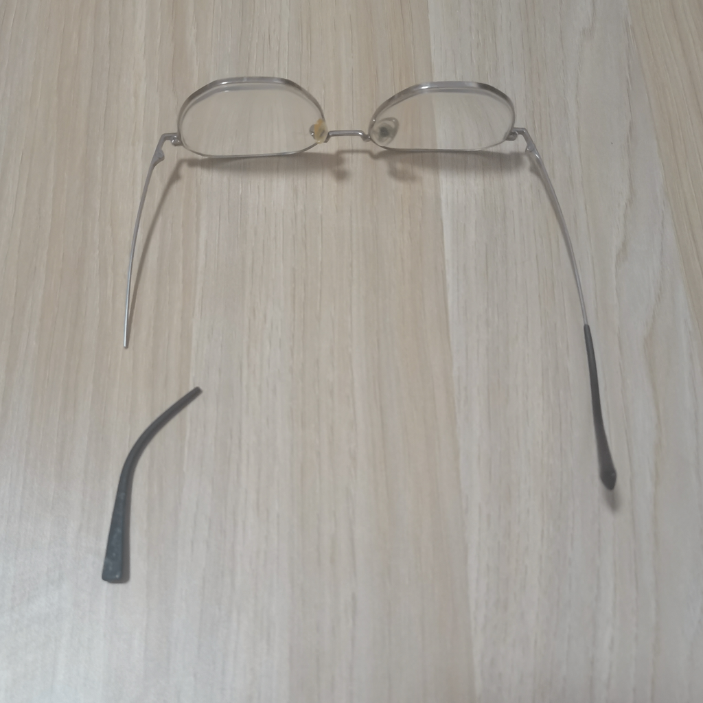 和自己的眼镜做了