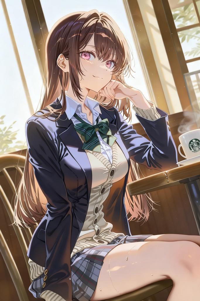 男扮女装在咖啡店打工的我，成了女同大小姐的专属玩物