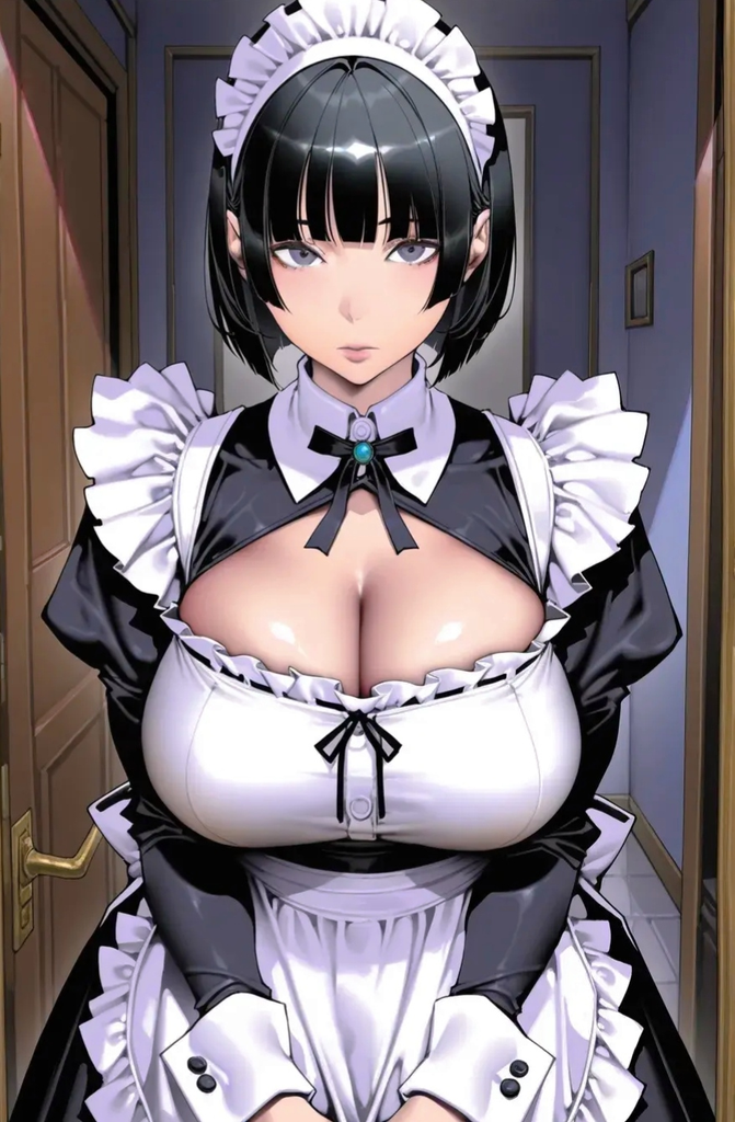 援交走错房间的冷脸萌巨乳少女 图片 3
