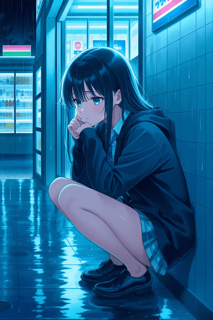 雨夜捡到易碎少女 图片 2