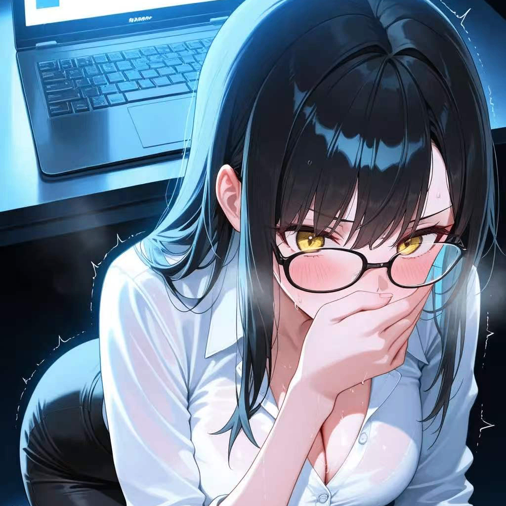 深夜发现我在工位自慰的女上司（许初静）
