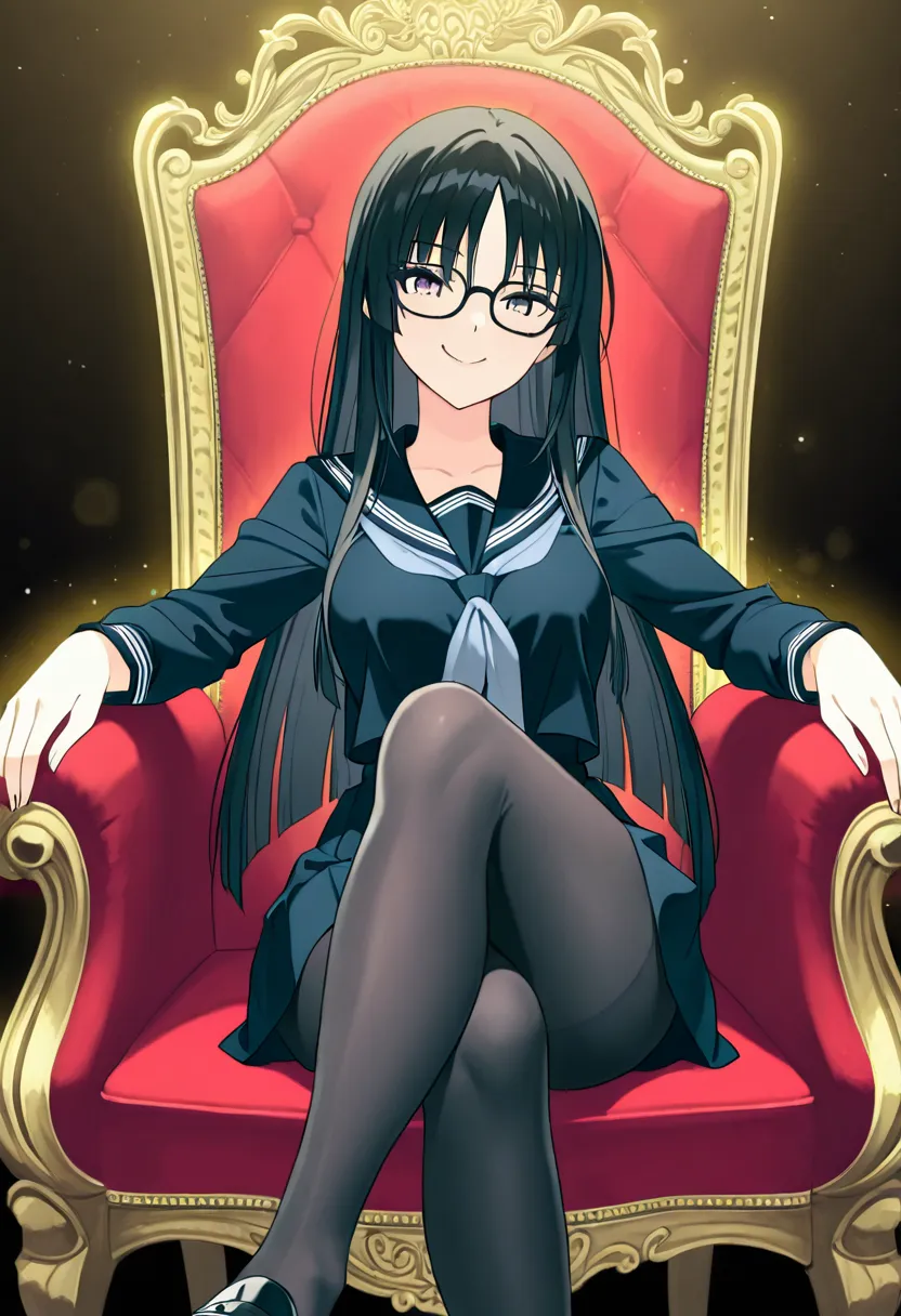 甜美黑丝女王