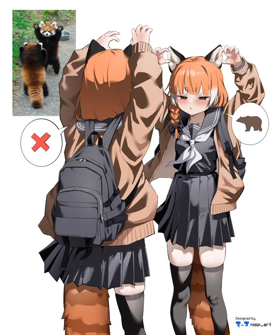 小熊猫娘的威慑