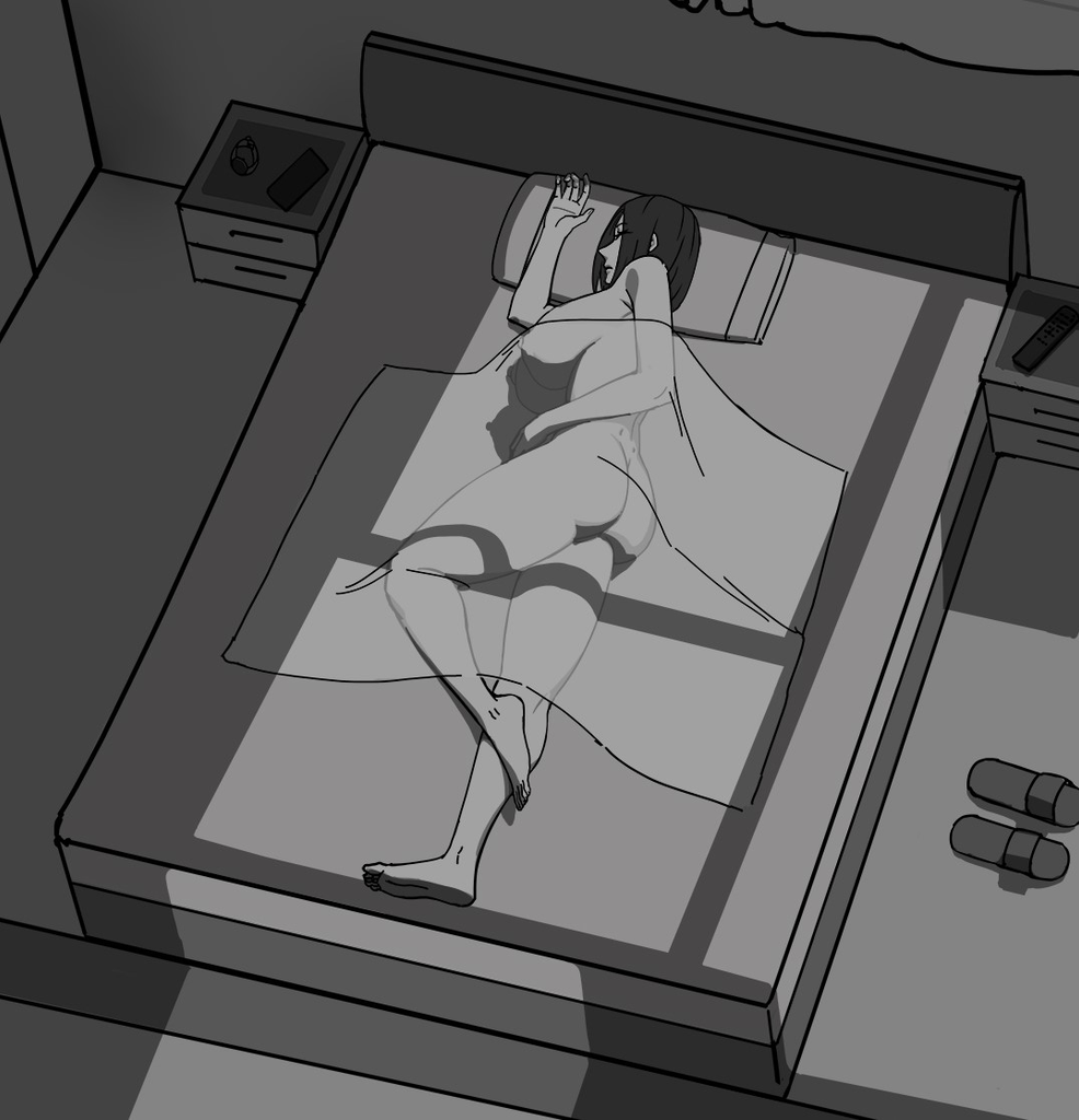 在大雪封锁时期享用睡美人妈妈