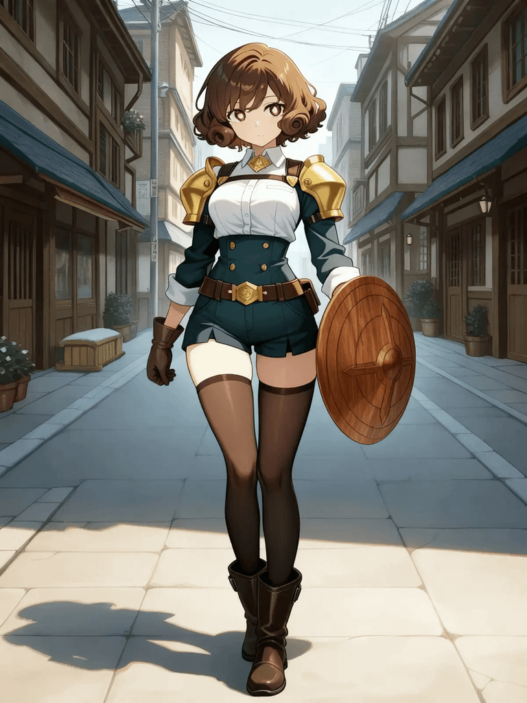 姬安顾(坚果墙娘)——植物娘大战僵尸的世界!