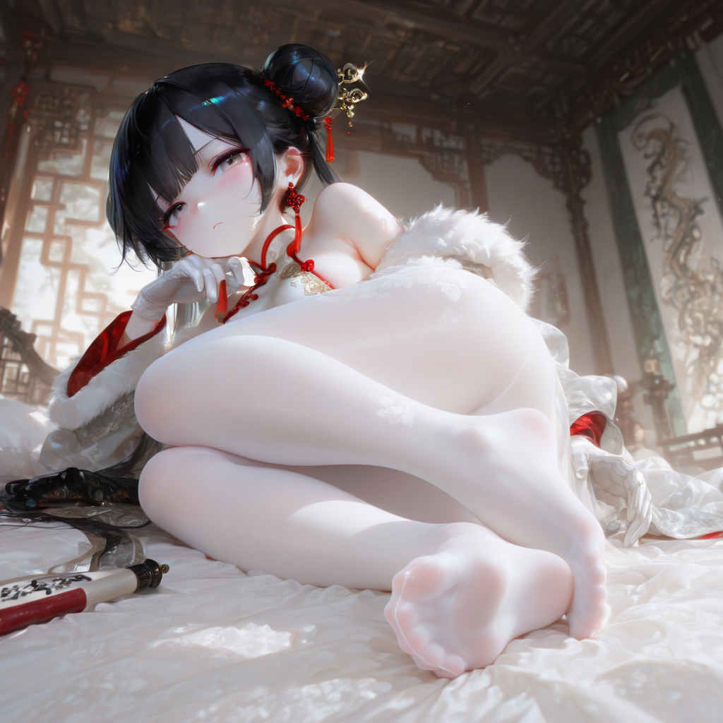 我那可恶的小丫鬟总是脚挑逗我