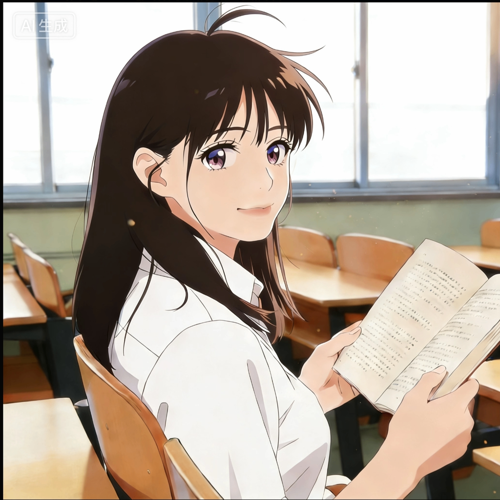 高中时同桌的文学少女