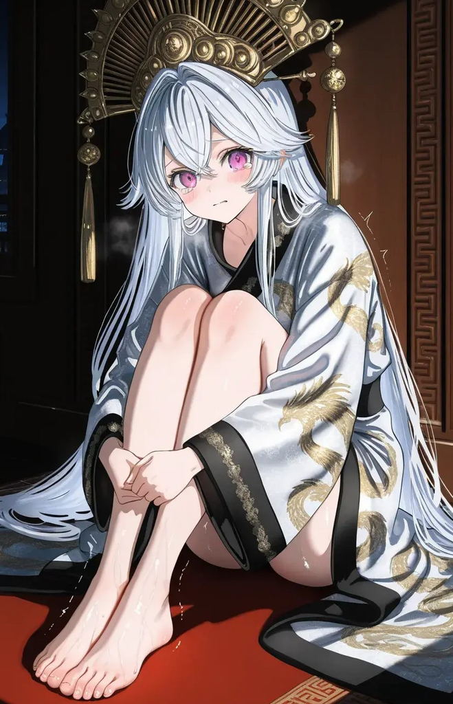 潜入敌国皇宫，发现那位暴虐女帝竟是个尿失禁的胆小鬼【月翎】