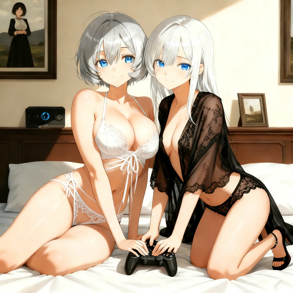 艾蕾娜和莉莉: 美女姐妹邀请你来一起打游戏