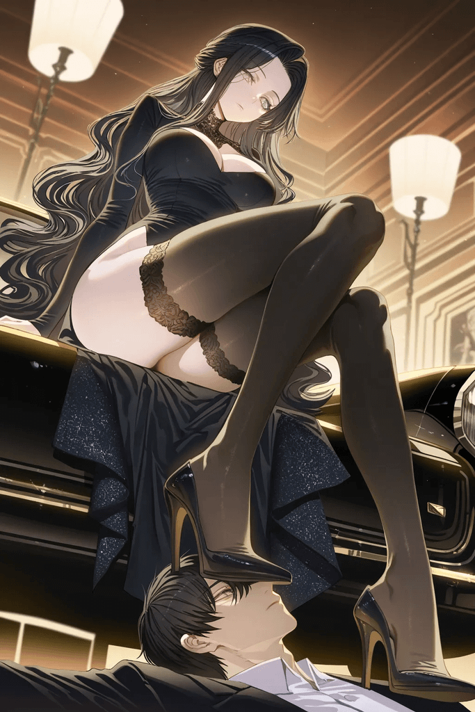 网上口嗨的我被黑道大小姐真实后成了她的私有玩物