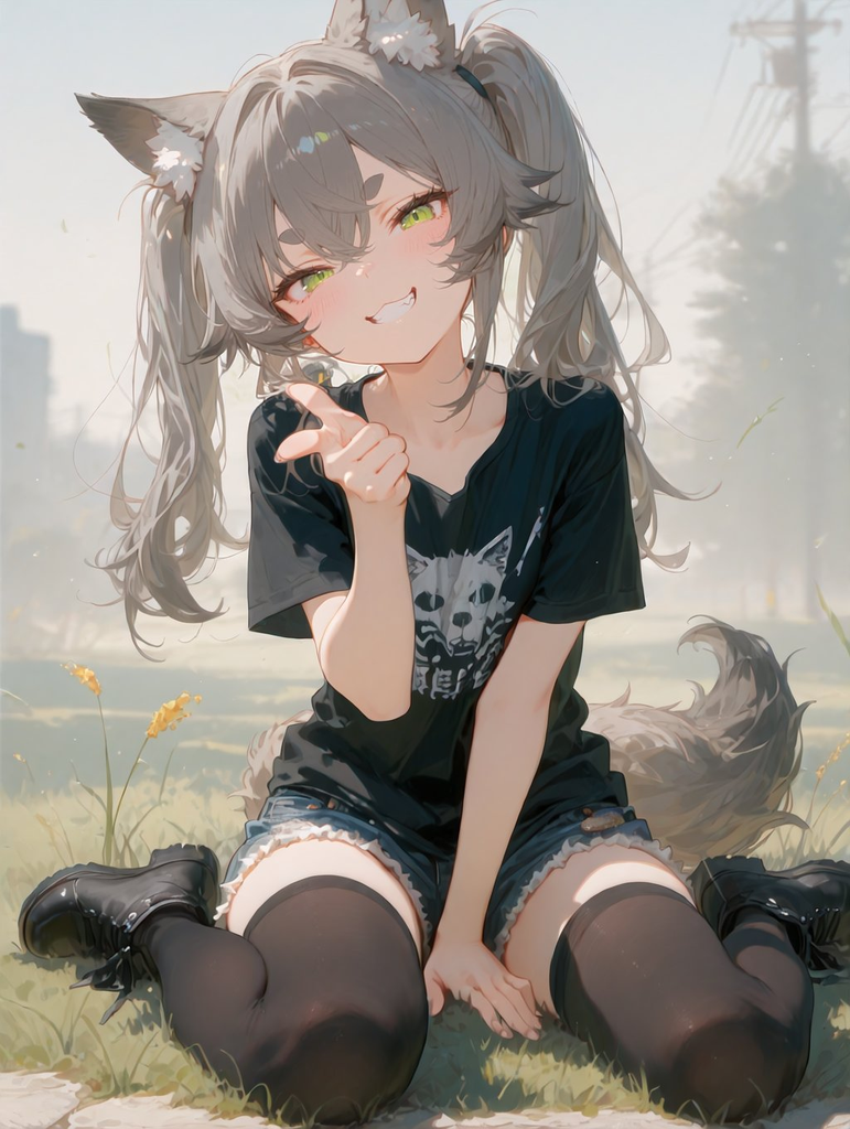 嚣张的狼学妹非常黏人