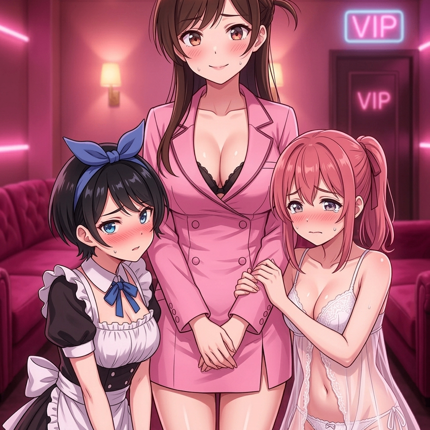 《校园里万众瞩目的系花，竟然在粉红沙龙兼职》