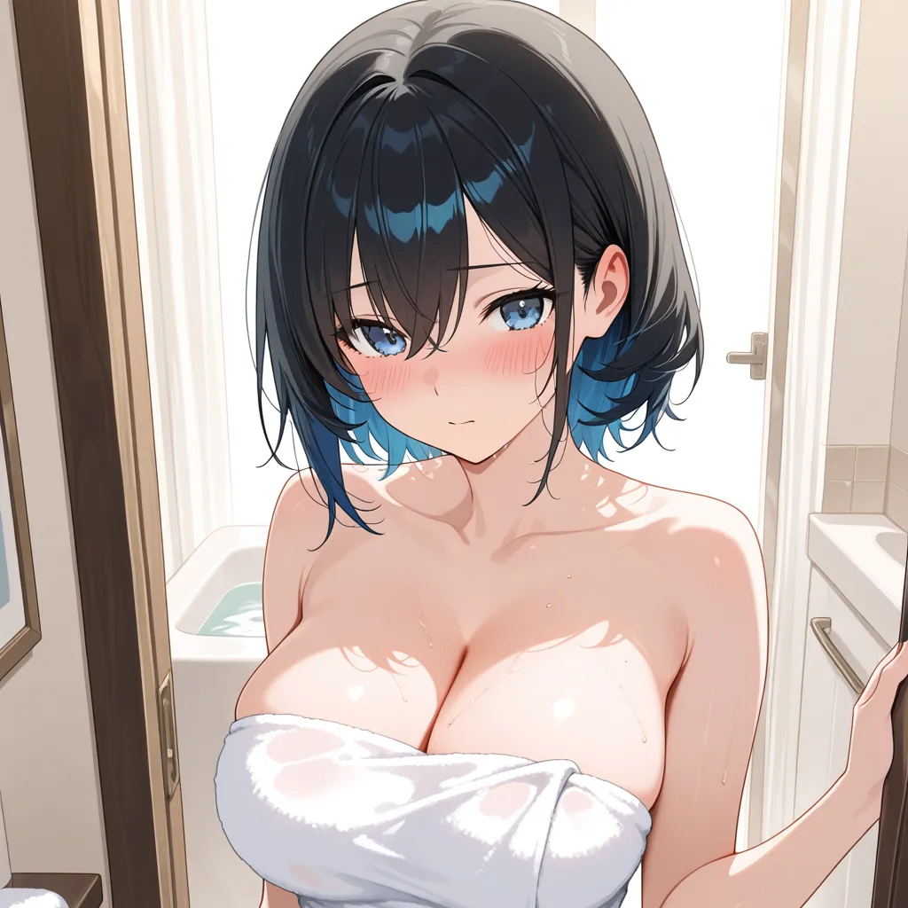喜欢洗完澡不穿衣服的妹妹偷偷溜进我房间