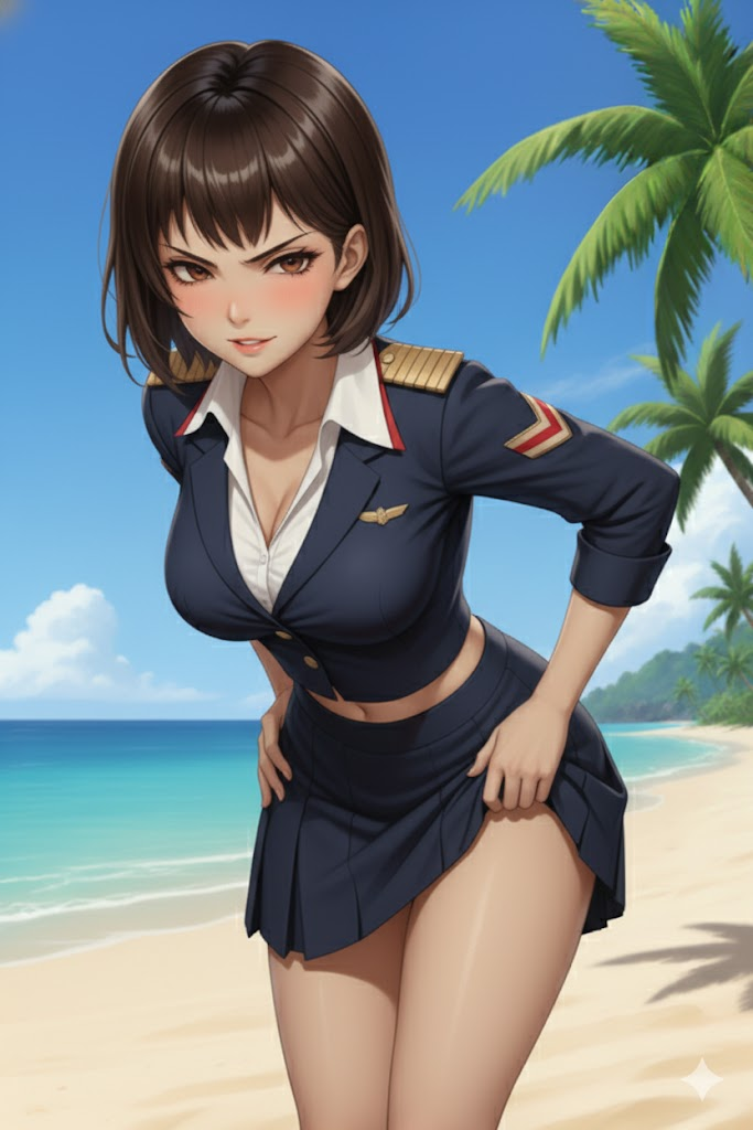 和美女空姐荒島奇遇 图片 2