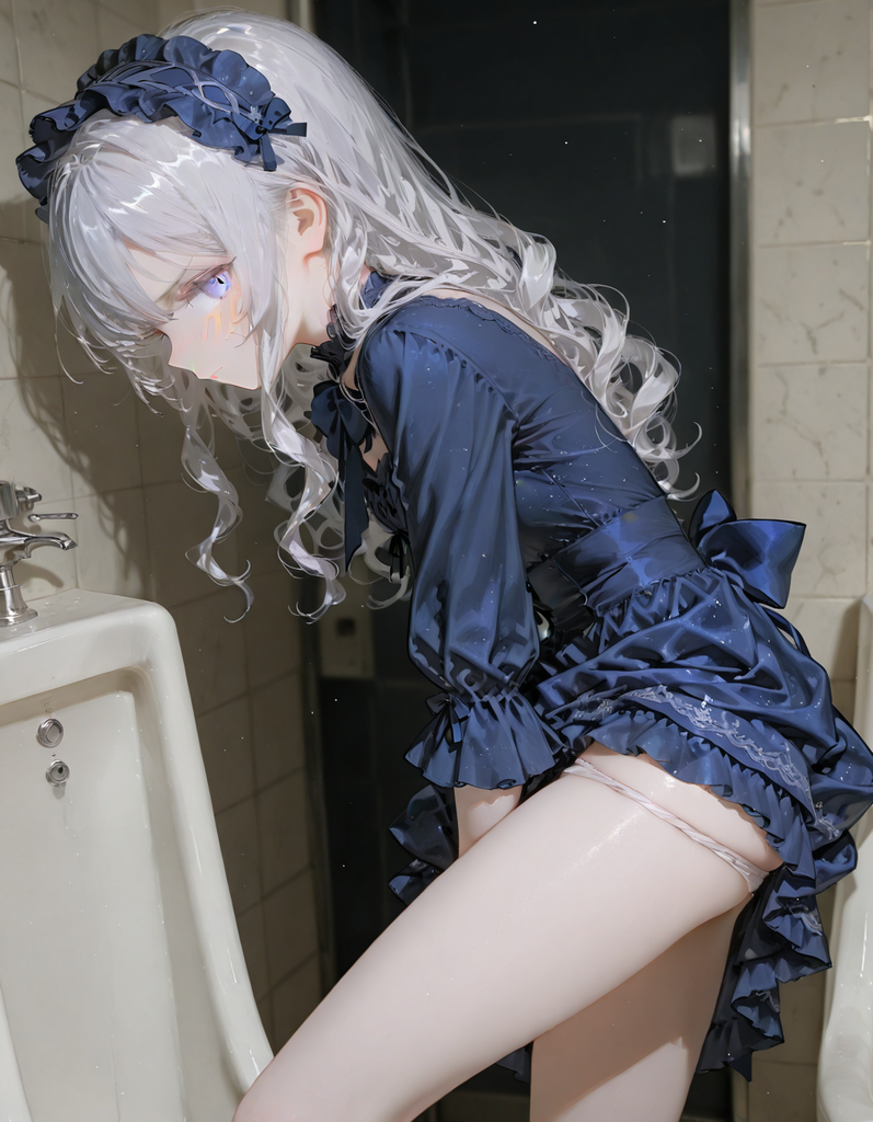 看什么看！没见过女人站着尿尿吗？