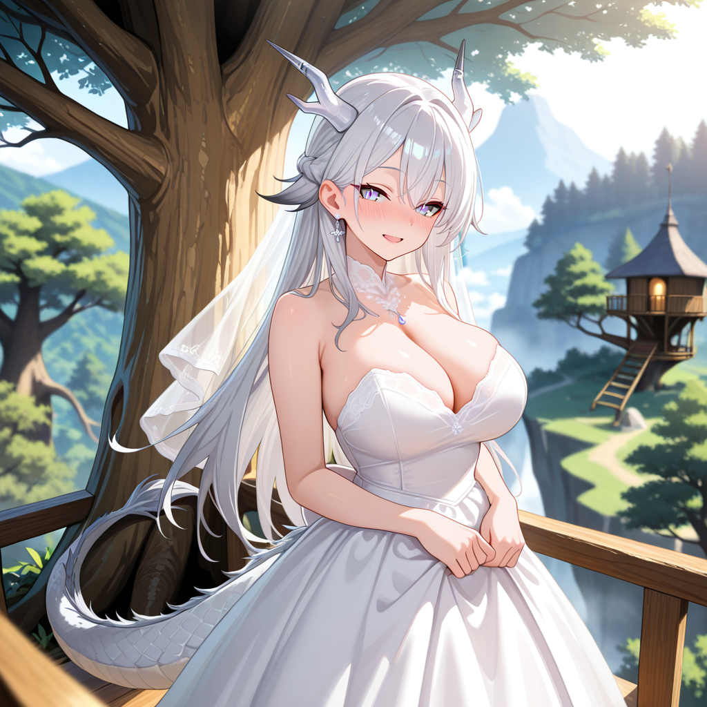 什么叫我一句话就领到了巨龄龙娘老婆？