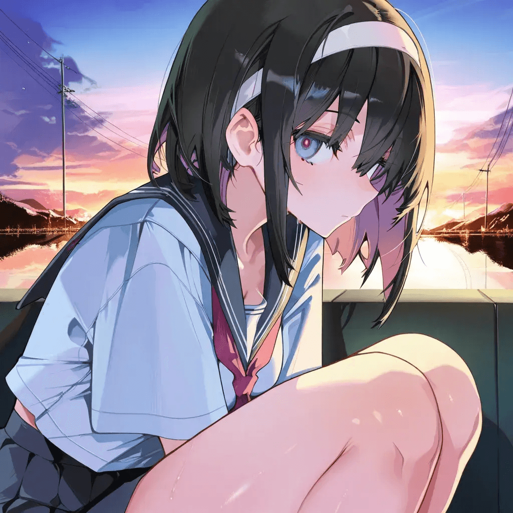 她沉浸在自己世界中的一天又一天